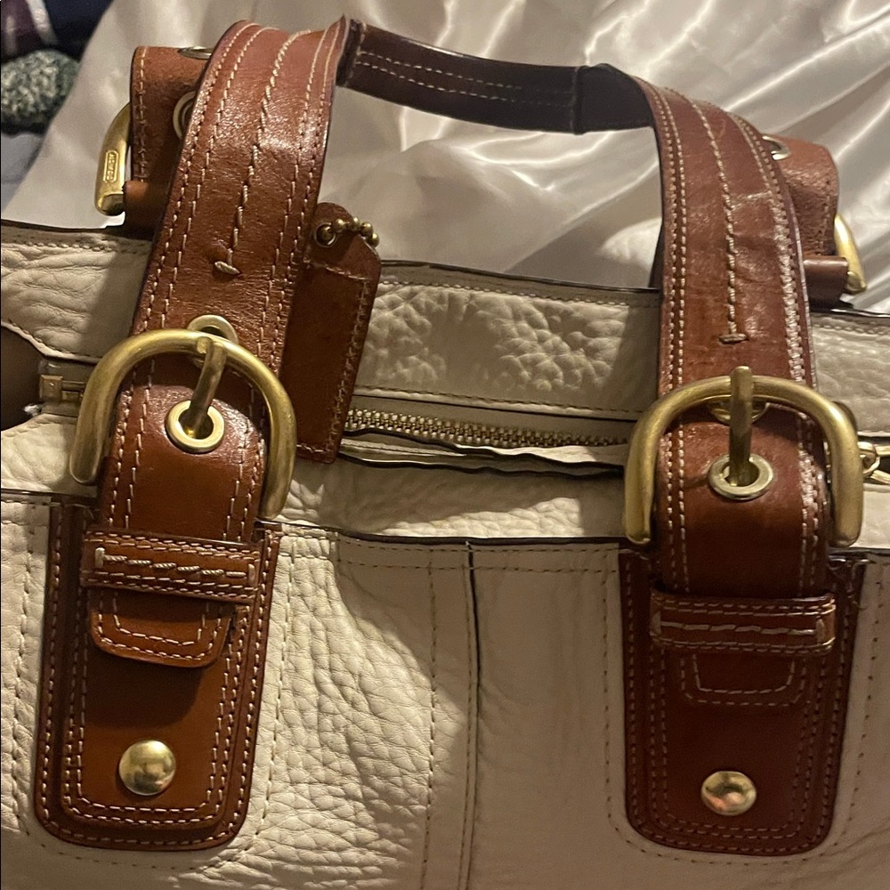 Coach Soho Alex Pebbled Leather Tote‎ Satchel A0869-11844 Preppy Y2K Casual - Picture 15 of 16